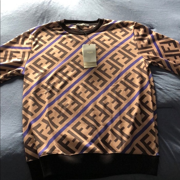 fendi diagonal sweater